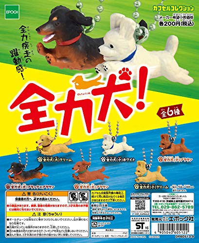 Amazon.co.jp: カプセルコレクション 全力犬！ 全6種 プルコップ